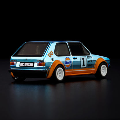 Hot Wheels Volkswagen 1976 Golf Mk1 GTI Spectraflame Gulf Blue 2026 RLC 1/64 Diecast