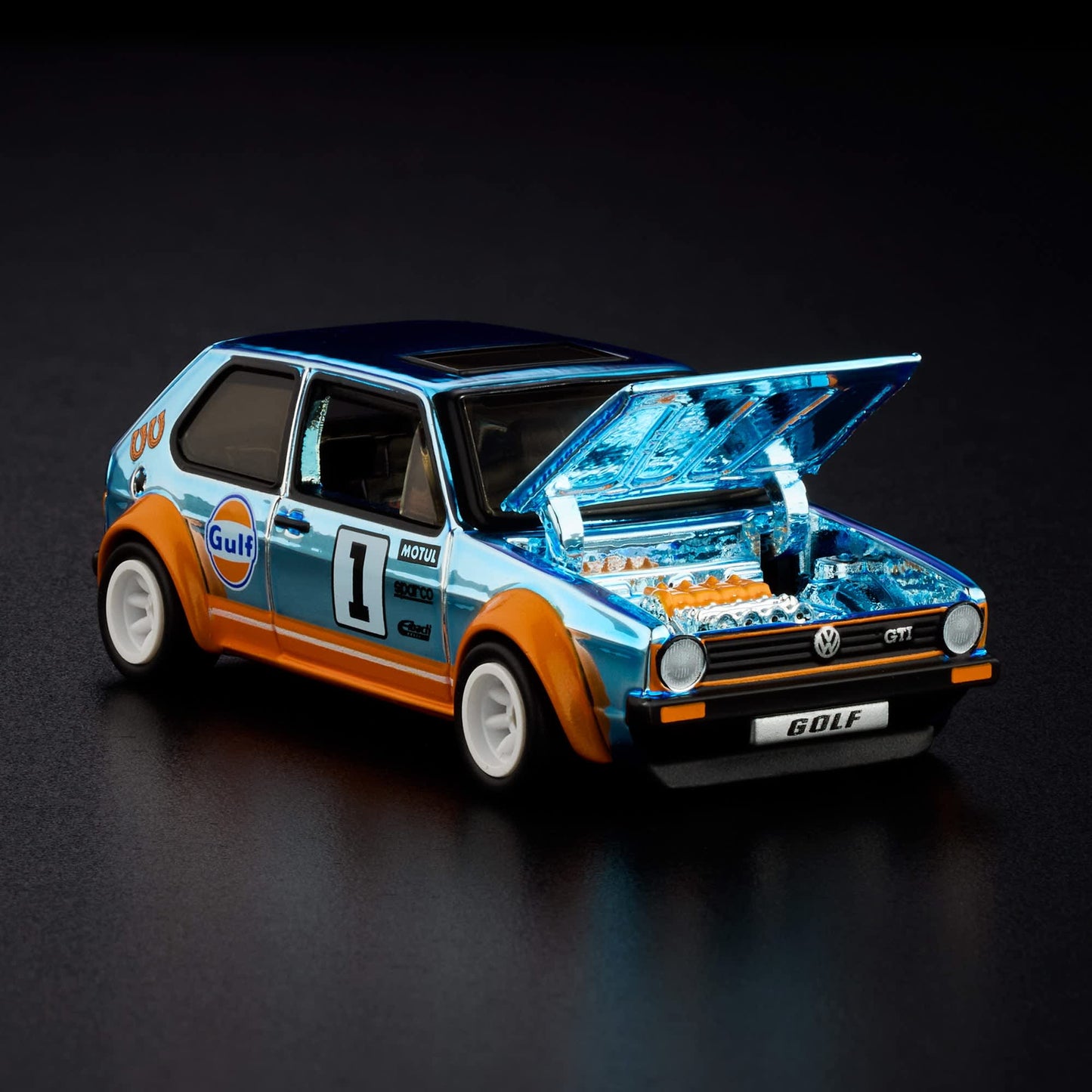 Hot Wheels Volkswagen 1976 Golf Mk1 GTI Spectraflame Gulf Blue 2026 RLC 1/64 Diecast