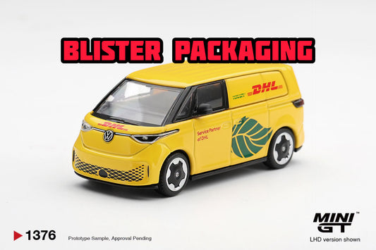 [Pre-Order] Mini GT Volkswagen ID. Buzz DHL Electric Blister Packaging MGT01376-BL 1/64 Diecast