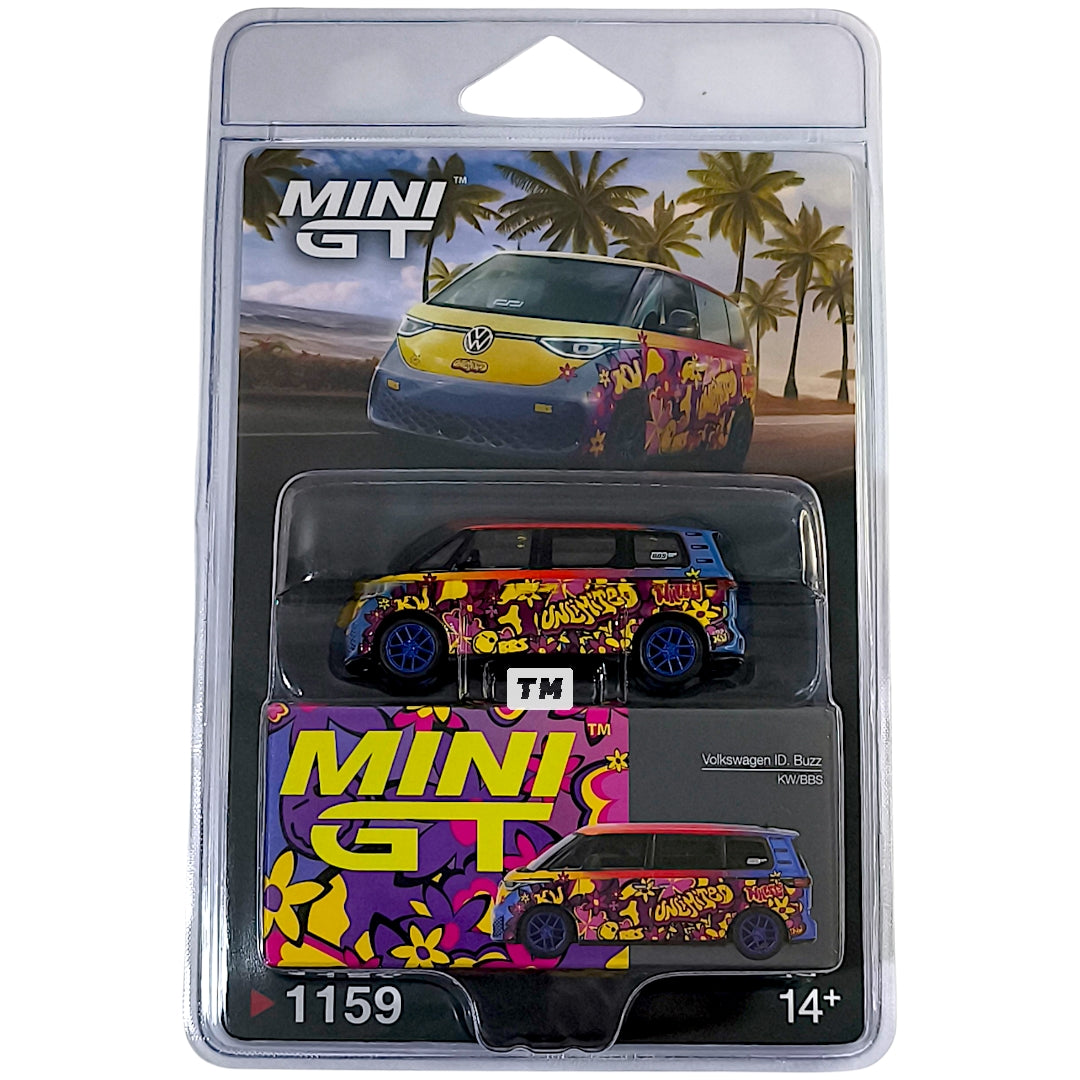 Mini GT Volkswagen ID.Buzz KW BBS Blister Packaging MGT01159-BL 1/64 Diecast