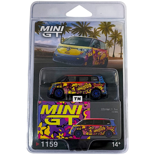 Mini GT Volkswagen ID.Buzz KW BBS Blister Packaging MGT01159-BL 1/64 Diecast
