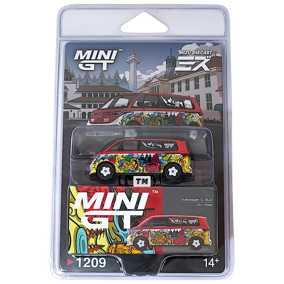 Mini GT Volkswagen ID. Buzz Mizu Design Blister Packaging MGT01209-BL 1/64 Diecast
