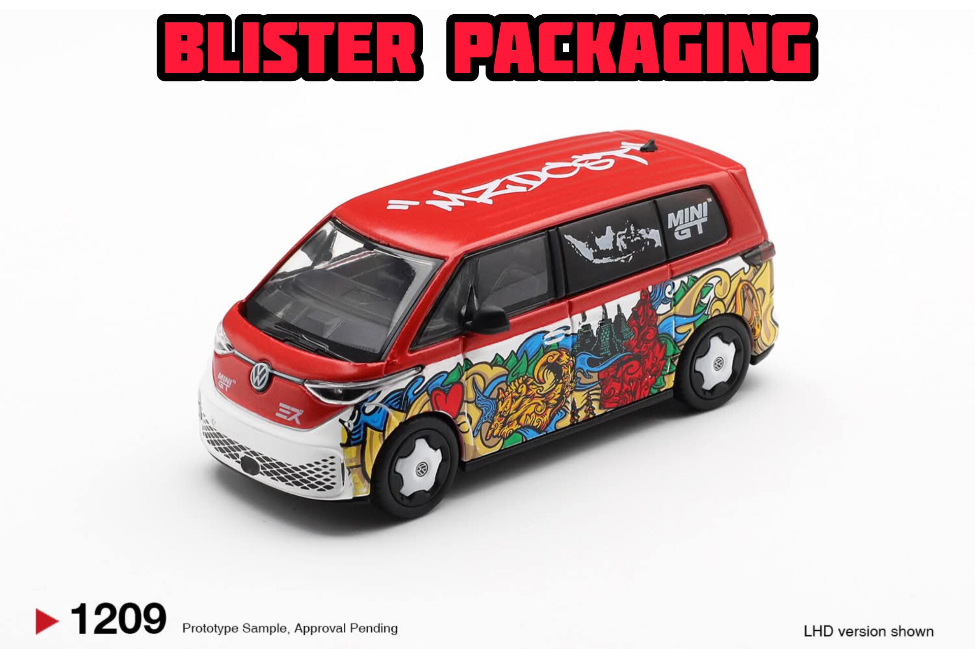 Pre-Order] Mini GT Volkswagen ID. Buzz Mizu Design Blister