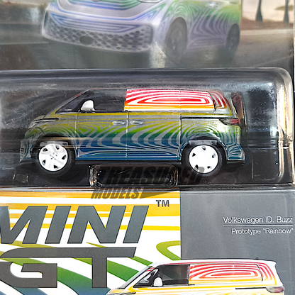Mini GT CHASE Volkswagen ID.Buzz Prototype Rainbow MGT00899 1/64 Diecast