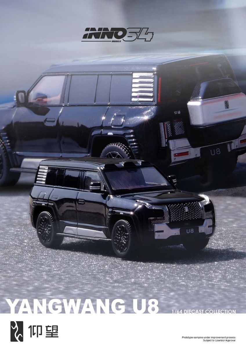 Inno64 YANGWANG U8 Black IN64-YWU8-BLACK 1/64 Diecast