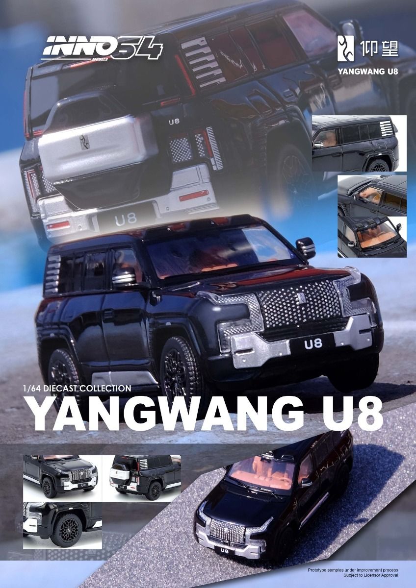 Inno64 YANGWANG U8 Black IN64-YWU8-BLACK 1/64 Diecast