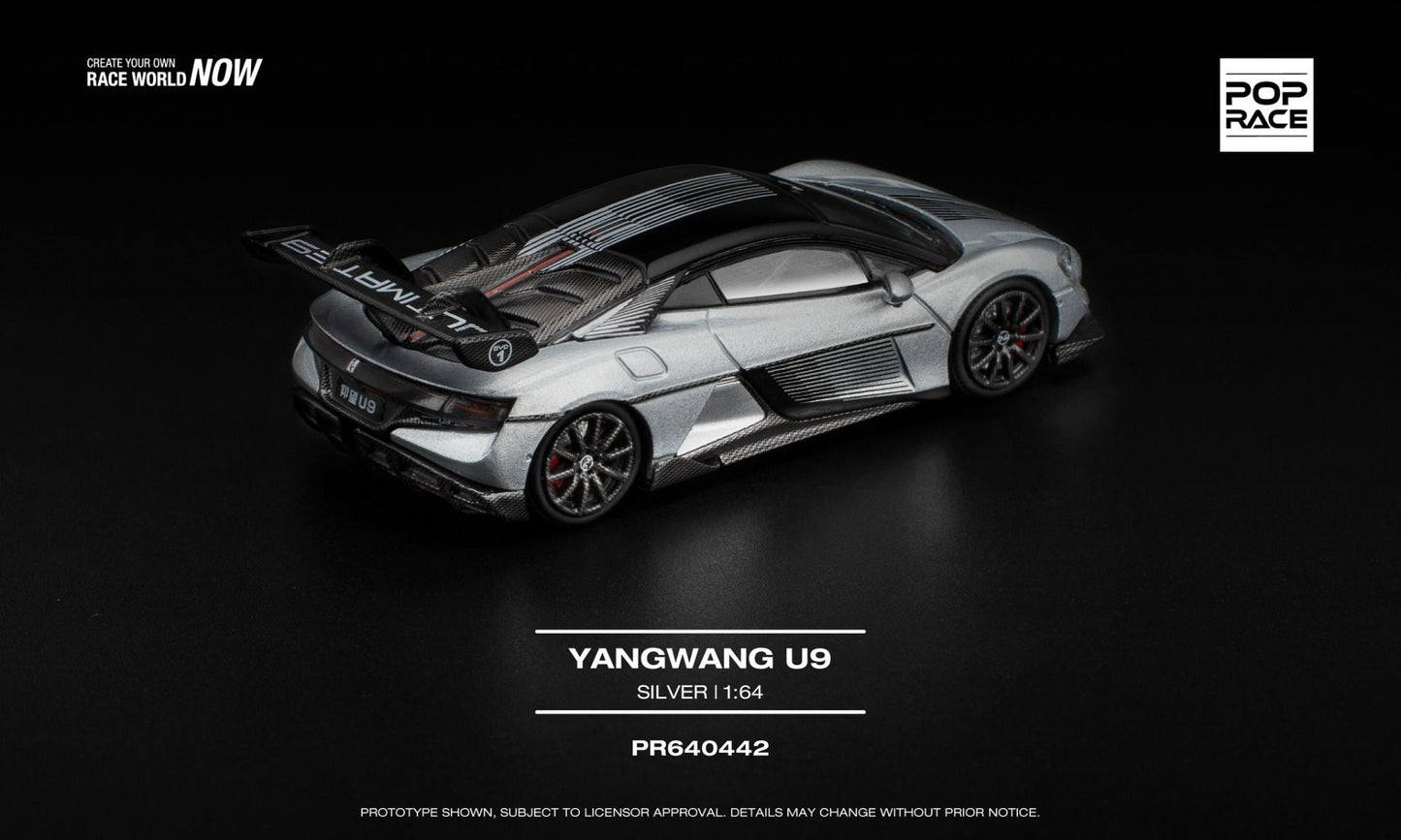 *Pre-Order* Pop Race YangWang U9 Silver PR640442 1/64 Diecast