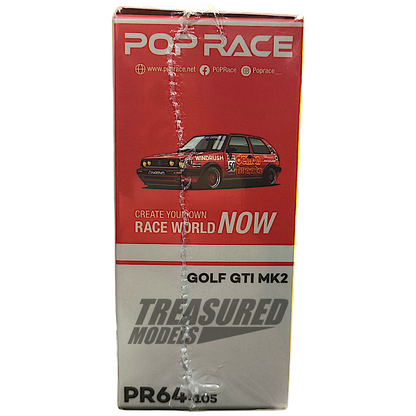 Pop Race Volkswagen Golf GTI MK2 Golf Team Demon Tweeks BTCC 1988 PR640105 1/64 Diecast