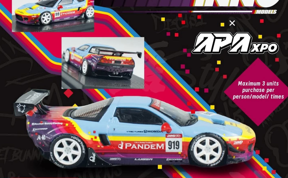 Inno64 Honda NSX NA1 Pandem Rocket Bunny APAxpo 2025 – Treasured Models